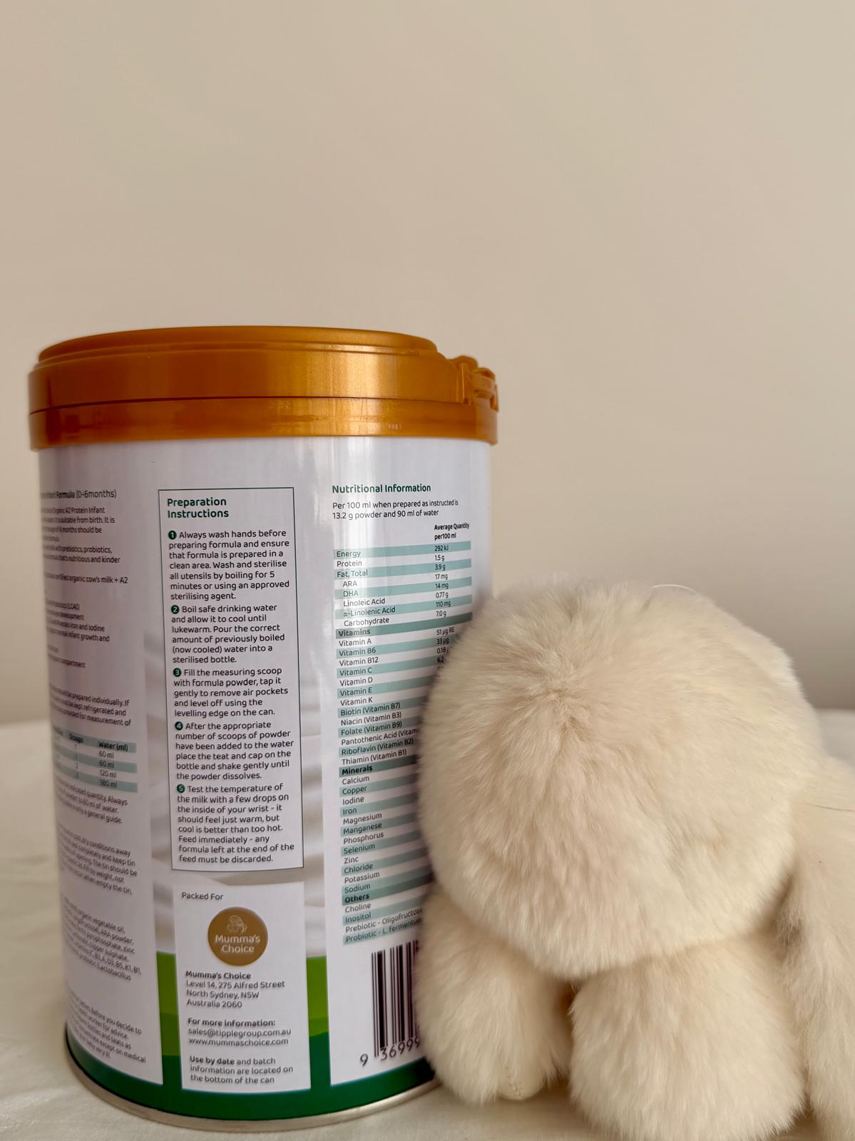 Premium Organic A2 Infant Formula